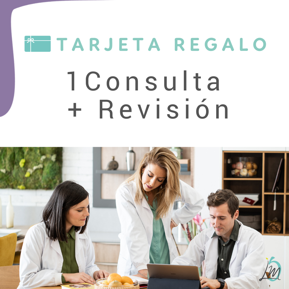 Tarjeta regalo: CONSULTA + REVISIÓN de NUTRICIÓN